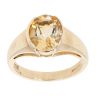 9ct Yellow Gold Created Citrine Dress Ring