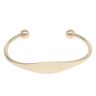 9ct Yellow Gold ID Torque Bangle
