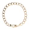 9ct Yellow Gold Curb Bracelet 7"