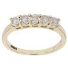9ct Yellow Gold 0.15ct Diamond Five Stone Diamond Ring