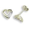 9 Carat Yellow Gold 6pts Diamond Stud Earrings