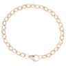 9ct Yellow Gold Fancy Bracelet 9"