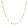 9ct Yellow Gold Square Curb Chain 18"
