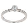 9ct White Gold Brilliant Cut 0.45ct Diamond Solitaire Ring