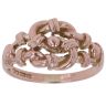 9ct Rose Gold Patterned Knot Ring