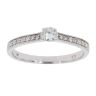 9ct White Gold Diamond Solitaire Ring by Anya Belle