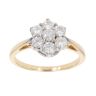 18ct Yellow Gold 1.00ct Brilliant Cut Diamond Cluster Ring
