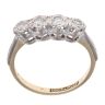 18ct Yellow Gold 0.10ct Round Brilliant Diamond Four Stone Ring