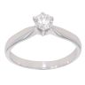 18ct White Gold 0.33ct Diamond Solitaire Ring