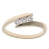 9ct Yellow Gold 0.25ct Brilliant Cut Diamond Trilogy Ring