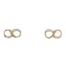 9ct Yellow Gold Infinity Stud Earrings
