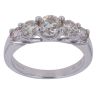 18ct White Gold 1.01ct Brilliant Cut Diamond Five Stone Ring
