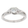 Platinum 0.54ct Brilliant Cut Diamond Solitaire Ring