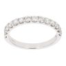 9ct White Gold 0.75ct Diamond Half Eternity Ring