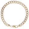 9ct Yellow Gold Curb Bracelet 8"