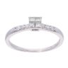 18ct White Gold 0.26ct Diamond Cluster Ring