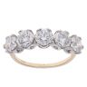 9ct Yellow Gold 4.00ct Lab Grown Brilliant Cut Diamond Five Stone Ring