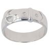 Silver Buckle Ring By icesia