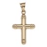 9ct Yellow Gold Cross Pendant