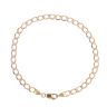 9ct Yellow Gold Diamond Cut Curb Bracelet 7.5"