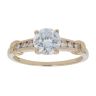 14ct Yellow Gold Cubic Zirconia Stone Set Ring