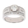 18ct White Gold 2.15ct Diamond Fancy Ring