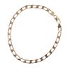 9ct Yellow Gold Square Link Curb Bracelet 8.5"
