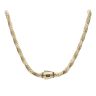 14ct Yellow Gold Monaco Spin Plain Lock Twist Chain 20"
