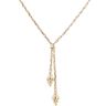 9ct Yellow Gold Fancy Two Tassel Chain 18"