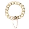 9ct Yellow Gold Curb Bracelet 8"