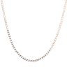 9ct Yellow Gold Square Curb Chain 22"