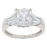 9ct White Gold Cubic Zirconia Fancy Ring