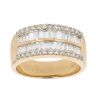 18ct Yellow Gold 0.75ct Diamond Fancy Ring