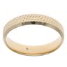 14ct Yellow Gold Textured 5mm Wedding Band