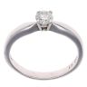 9ct White Gold 0.33ct Brilliant Cut Diamond Solitaire Ring