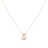 18ct Yellow Gold 0.75ct Brilliant Cut Diamond Solitaire Pendant and Chain 18"