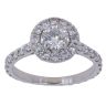 Platinum 1.55ct Diamond Cluster Ring