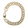 9ct Yellow Gold Double Curb Bracelet 7"