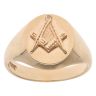 9ct Yellow Gold Masonic Signet Ring