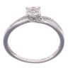 9ct White Gold 0.10ct Brilliant Cut Diamond Cluster Ring