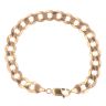 9ct Yellow Gold Curb Bracelet 8"
