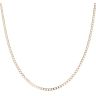 9ct Yellow Gold Curb Chain 18"