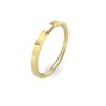 18ct Yellow Gold 2mm Soft Chamfered Edge Wedding Band
