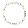 9ct Yellow Gold Curb Bracelet 8"
