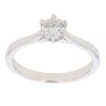 18ct White Gold 0.65ct Brilliant Cut Diamond Solitaire Ring