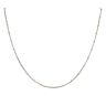 9ct Yellow and White Gold Beaded Snake Chain 18"