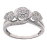9ct White Gold 0.50ct Diamond Cluster Ring