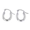 Silver Small Hoop Earrings by Icesia