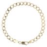 9ct Yellow Gold Curb Bracelet 8.5"