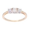 9ct Yellow Gold 0.50ct Diamond Trilogy Ring